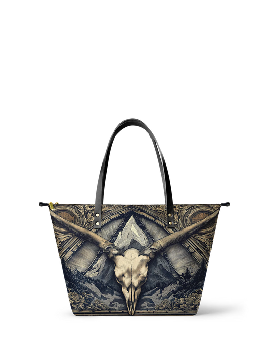 "Altarhorn" Leather Tote Bag Matching Set (FREE WALLET)