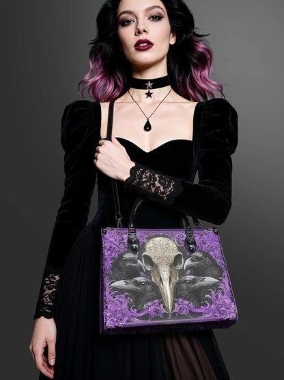 "Corvexia"- Leather Handbag Matching Set (FREE WALLET)