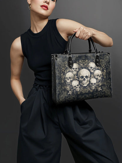 "Deathmark" - Leather Handbag Matching Set (FREE WALLET)