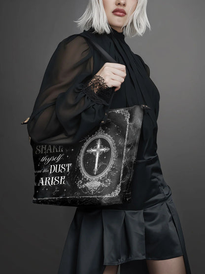 "Dustveil" Leather Tote Bag Matching Set (FREE WALLET)