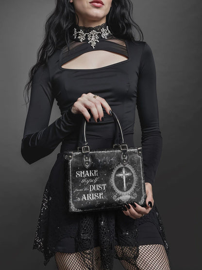 "Dustveil" - Small Leather Handbag Matching Set (FREE WALLET)
