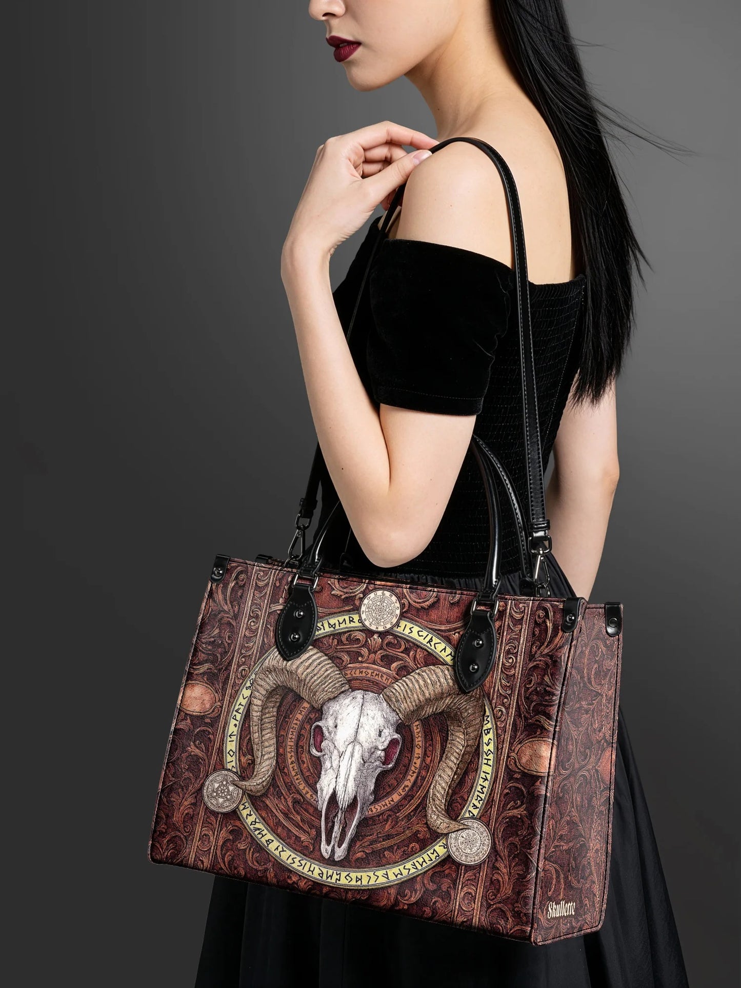 "Hexram" - Leather Handbag Matching Set (FREE WALLET)