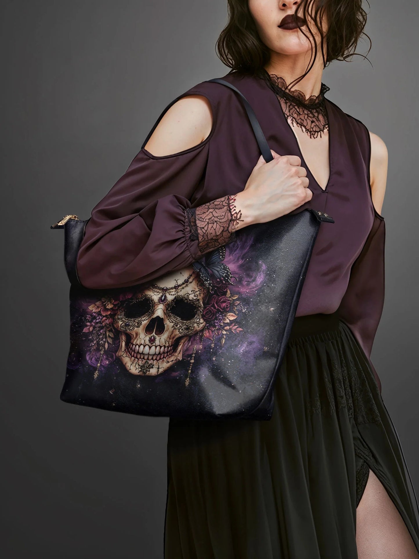 "Noxaria" Leather Tote Bag Matching Set (FREE WALLET)