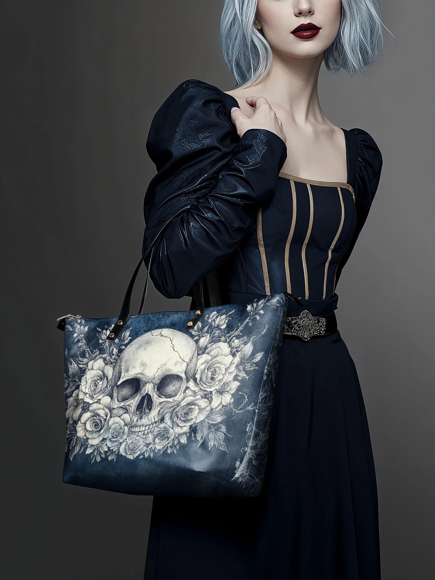 "Frostmourne" Leather Tote Bag Matching Set (FREE WALLET)