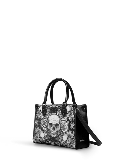 "Gravebloom"- Small Leather Handbag Matching Set (FREE WALLET)