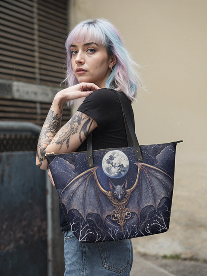 "Moonreaver" Leather Tote Bag Matching Set (FREE WALLET)