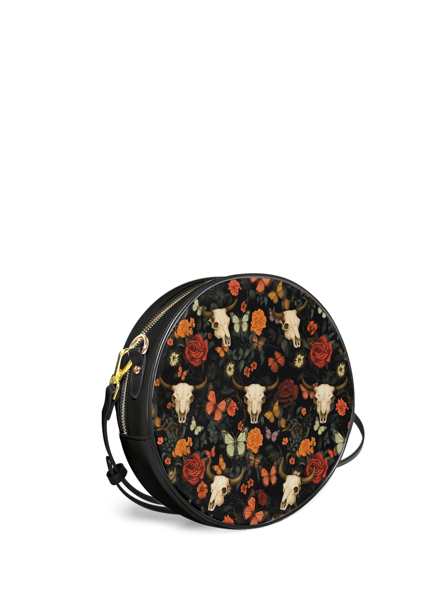 "Thornfall" Circle Crossbody Bag