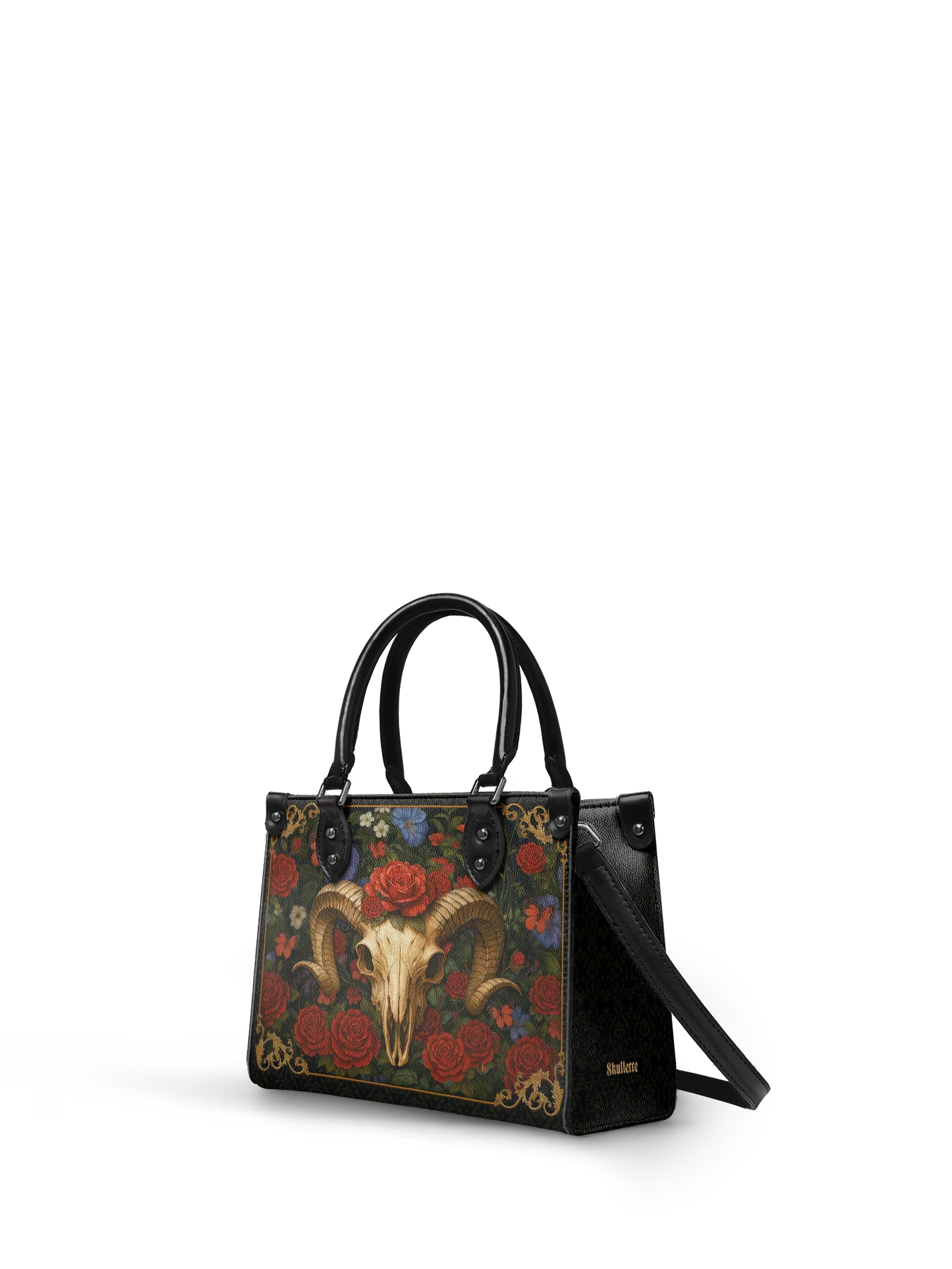 "Rosethorn" - Small Leather Handbag Matching Set (FREE WALLET)