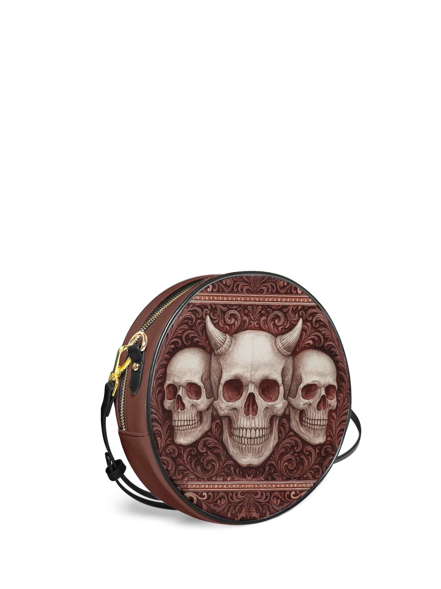 "Triskelion" Circle Crossbody Bag