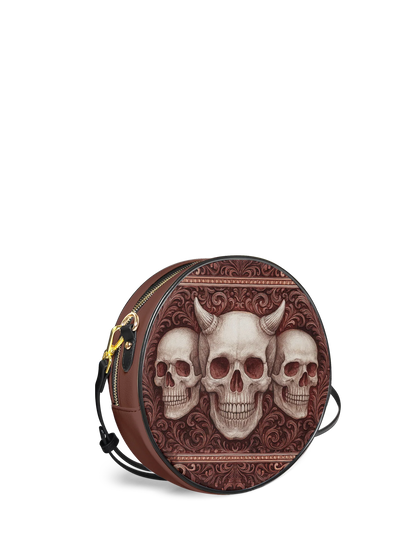 "Triskelion" Circle Crossbody Bag