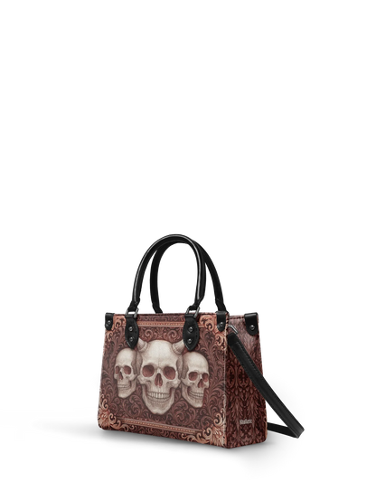 "Triskelion" - Small Leather Handbag Deal (FREE WALLET)