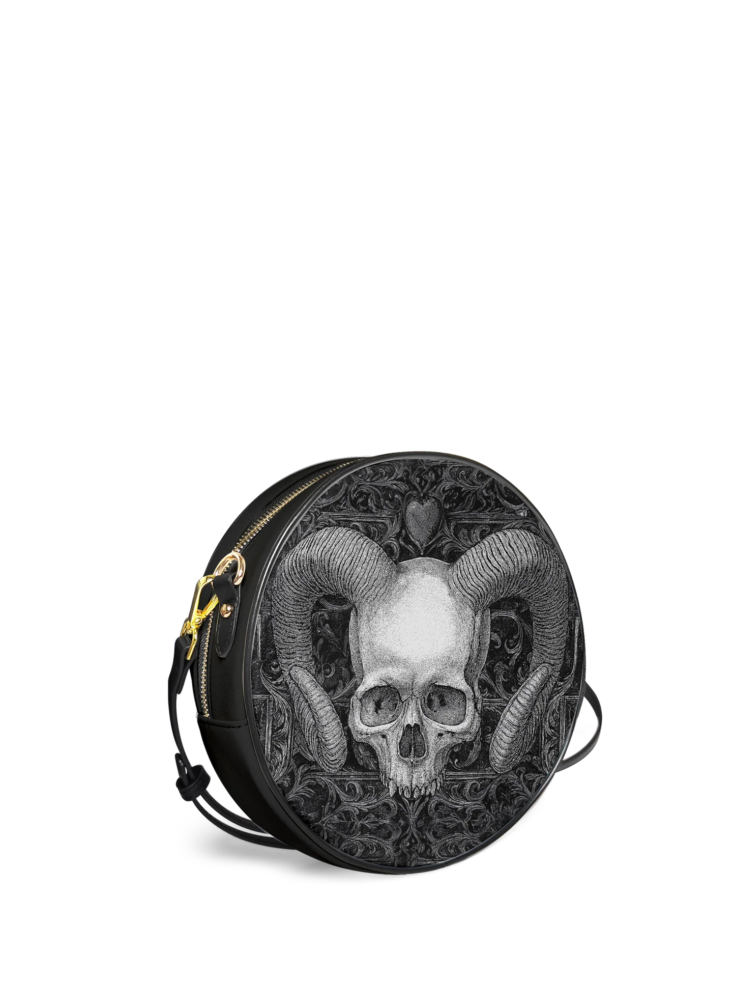 "Grimcrown" Circle Crossbody Bag