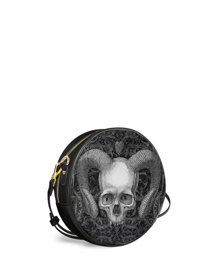 "Grimcrown" Circle Crossbody Bag