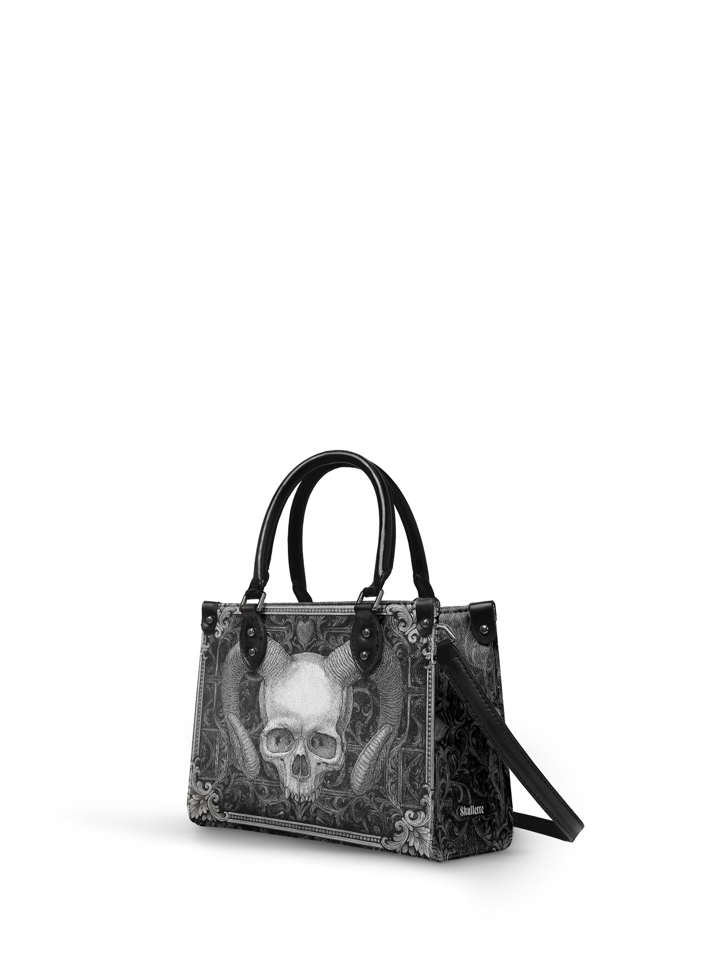 "Grimcrown" - Small Leather Handbag Matching Set (FREE WALLET)