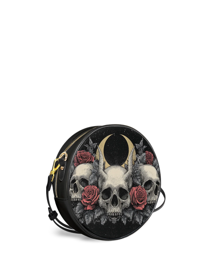 "Nightrosary" Circle Crossbody Bag