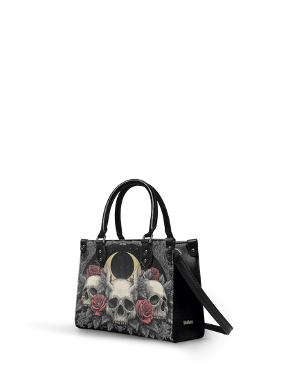 "Nightrosary" - Small Leather Handbag Matching Set  (FREE WALLET)