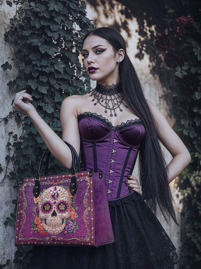 "Catrinelle" - Leather Handbag Matching Set  (FREE WALLET)
