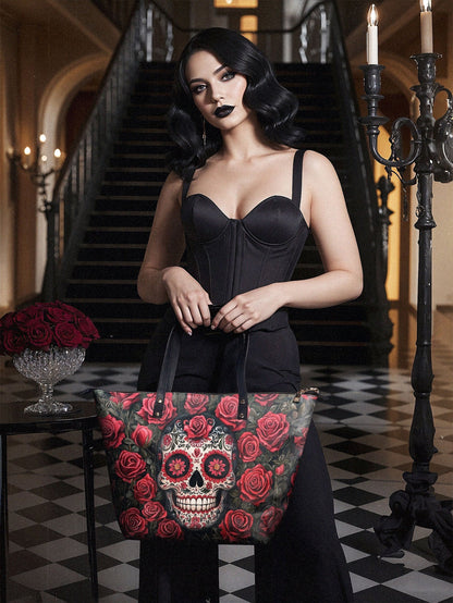 "La Roja" Leather Tote Bag Matching Set (FREE WALLET)