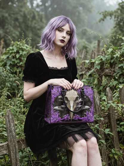 "Corvexia"- Leather Handbag Matching Set (FREE WALLET)