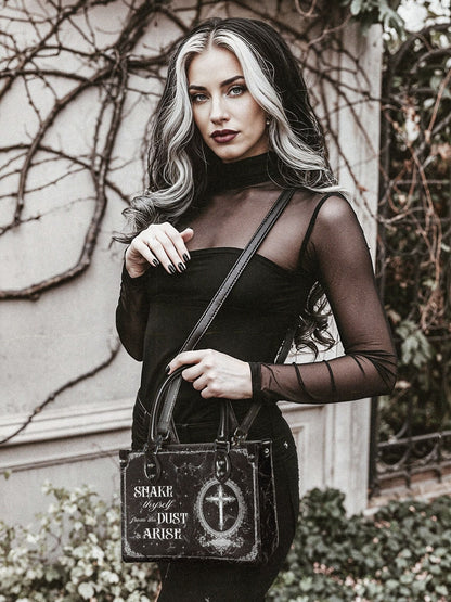 "Dustveil" - Small Leather Handbag Matching Set (FREE WALLET)