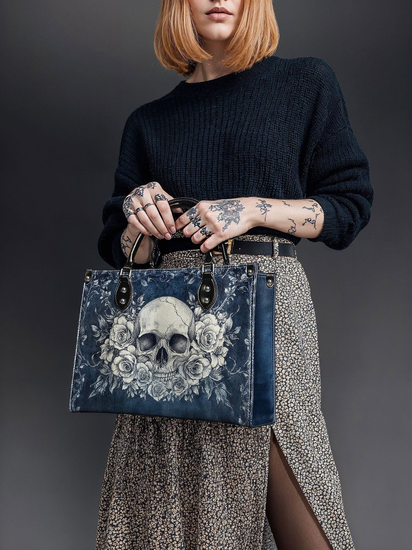 "Frostmourne"- Leather Handbag Matching Set (FREE WALLET)