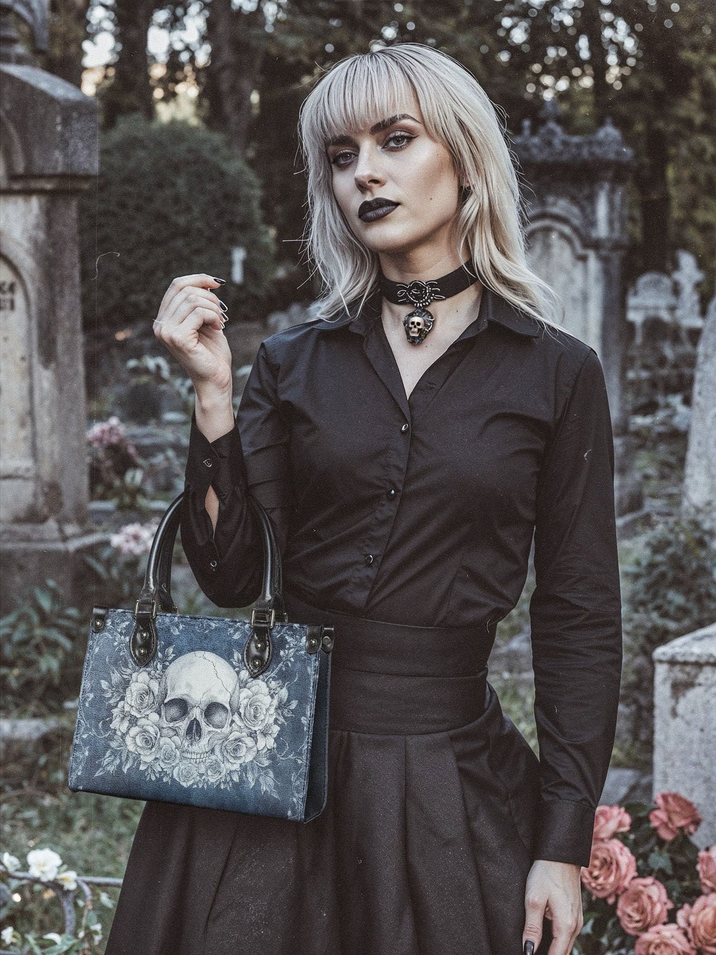"Frostmourne" Small Leather Bag Matching Set (FREE WALLET)