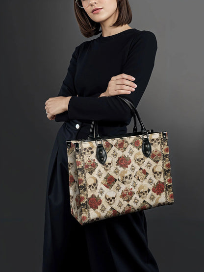 "Mournaire" - Leather Handbag Matching Set (FREE WALLET)