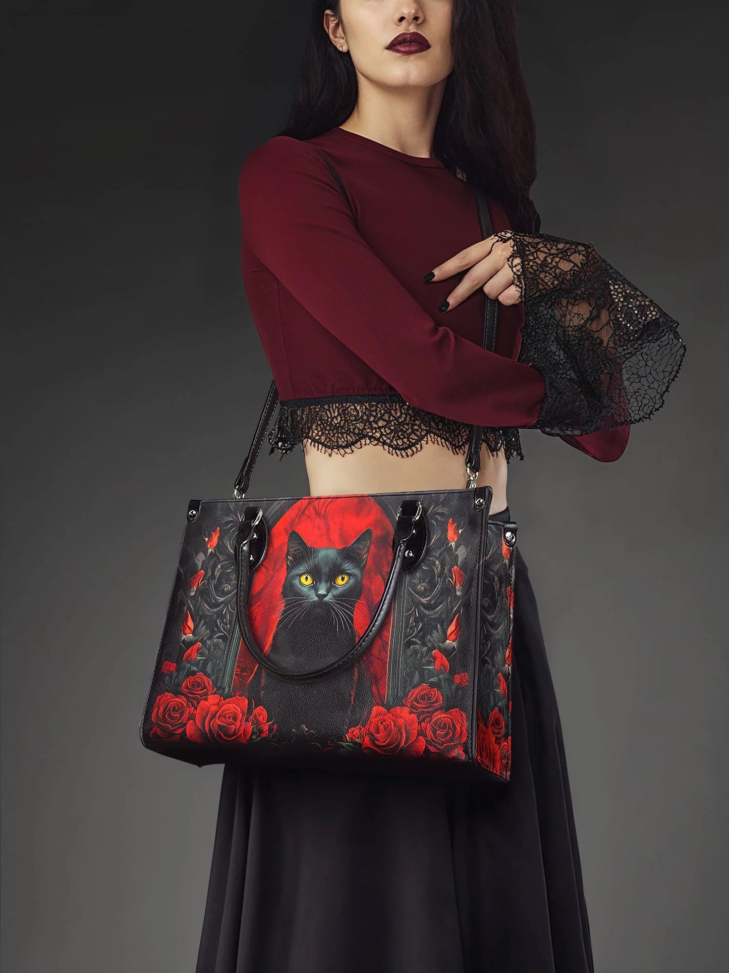 "Nyxrose" - Leather Handbag Matching Set (FREE WALLET)