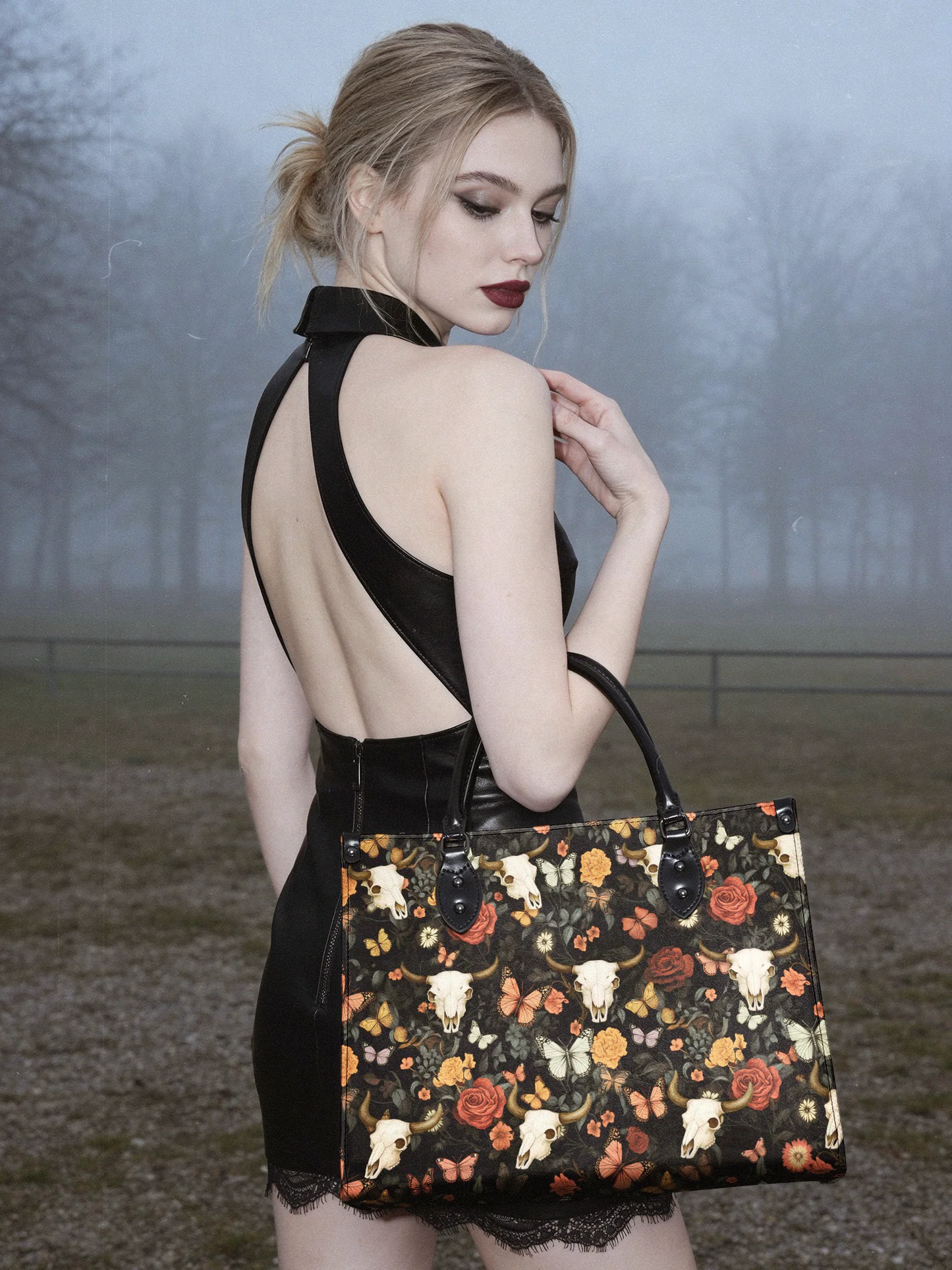 "Thornfall" - Leather Handbag Matching Set (FREE WALLET)