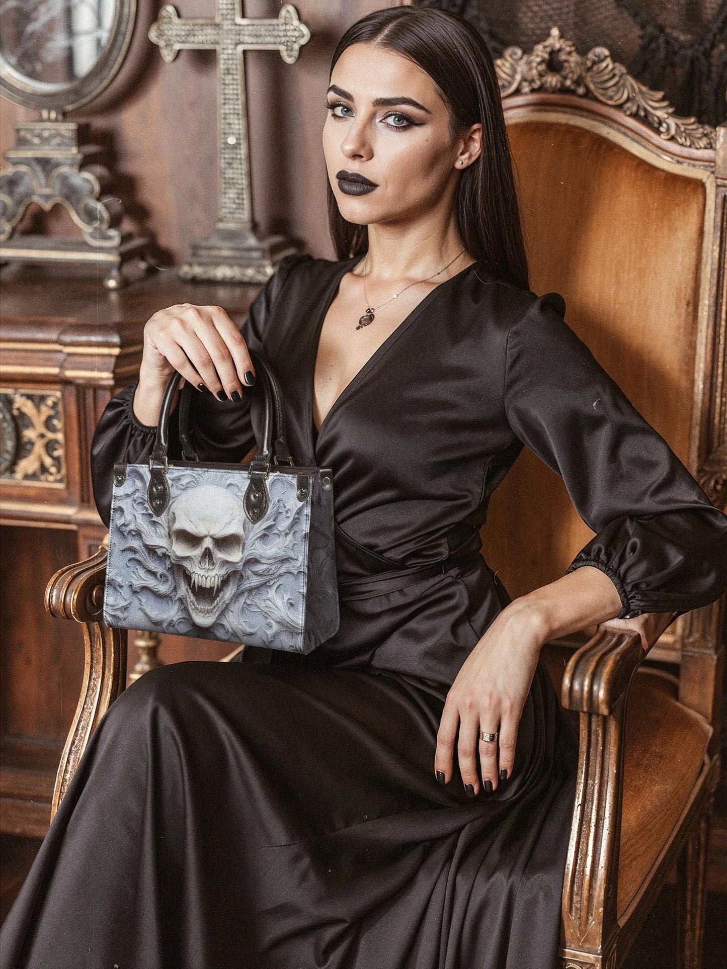 "Wraithbone"- Small Leather Handbag Deal (FREE WALLET)