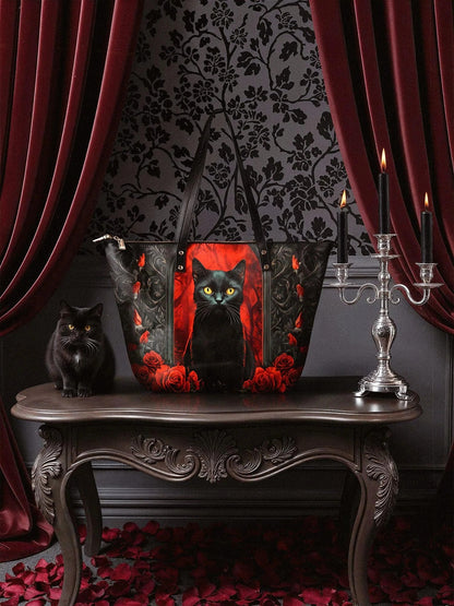 "Nyxrose" Leather Tote Bag Matching Set (FREE WALLET)