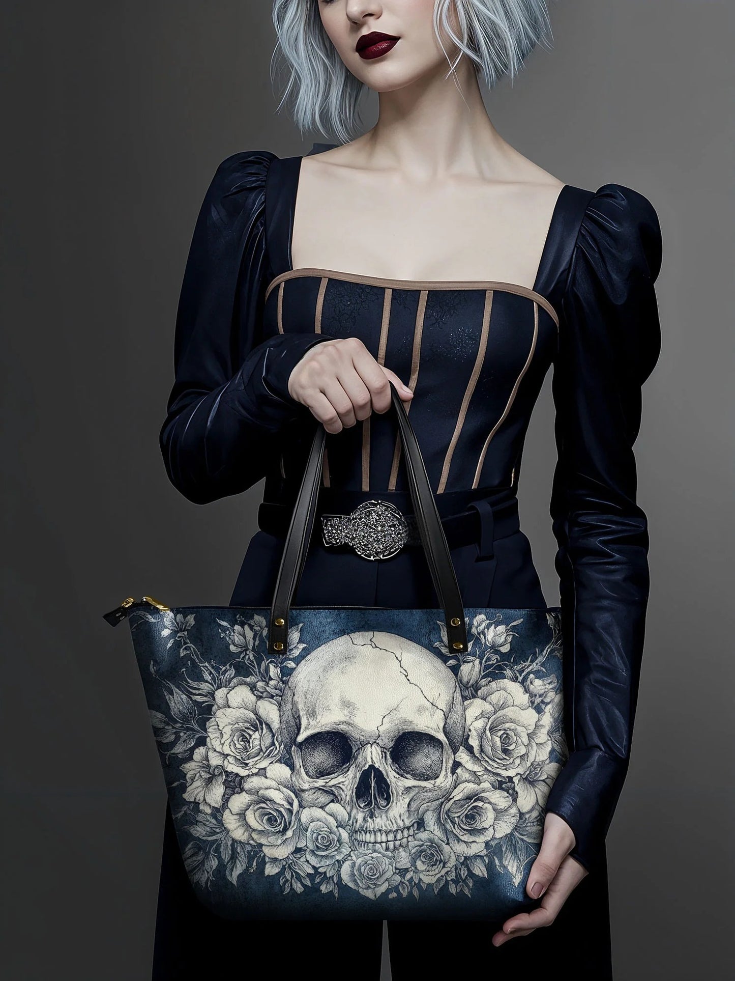 "Frostmourne" Leather Tote Bag Matching Set (FREE WALLET)