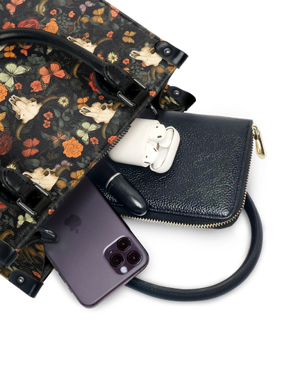 "Thornfall" - Small Leather Handbag Matching Set (FREE WALLET)