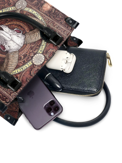 "Hexram" - Small Leather Handbag Matching Set (FREE WALLET)