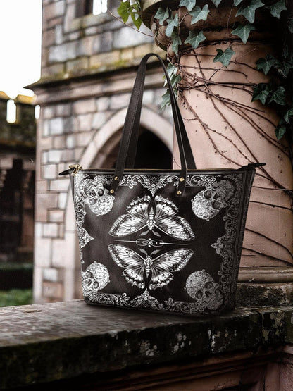 "Morthwing" Leather Tote Bag Matching Set (FREE WALLET)