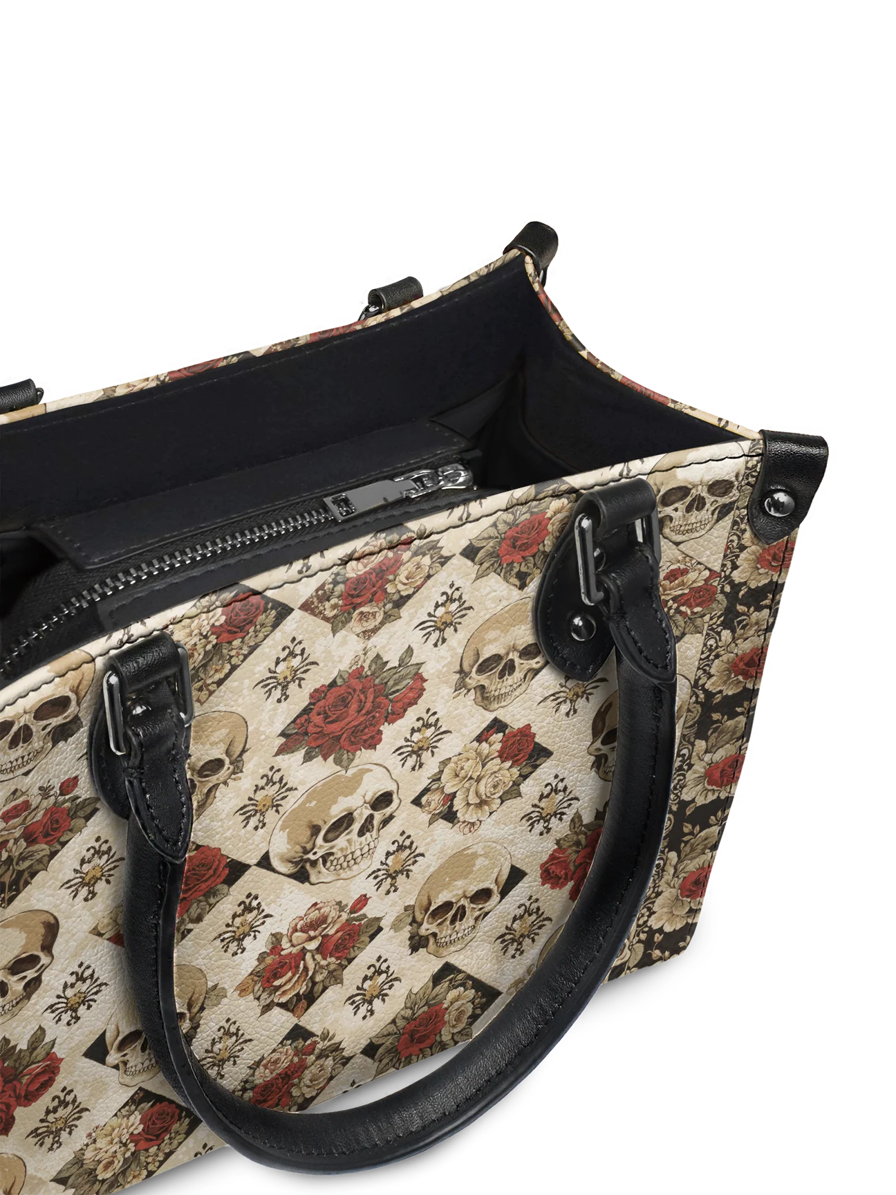 "Mournaire" - Small Leather Handbag Matching Set (FREE WALLET)
