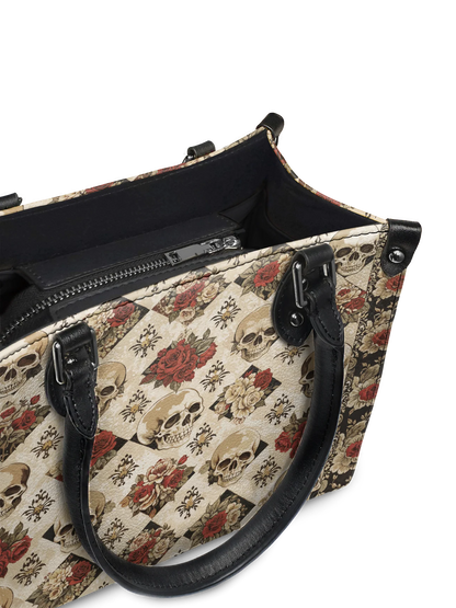 "Mournaire" - Small Leather Handbag Matching Set (FREE WALLET)