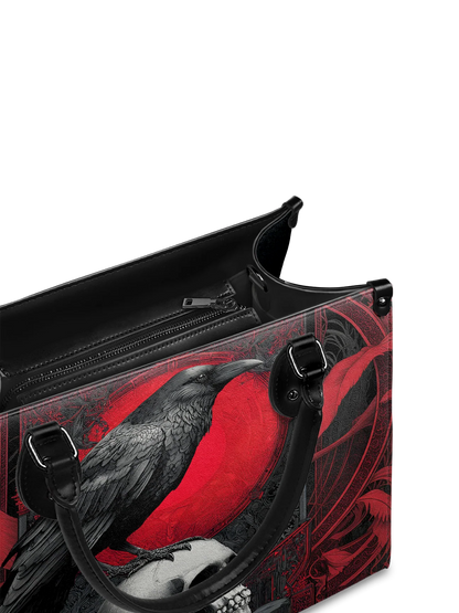 "Bloodraven"- Leather Handbag Matching Set (FREE WALLET)
