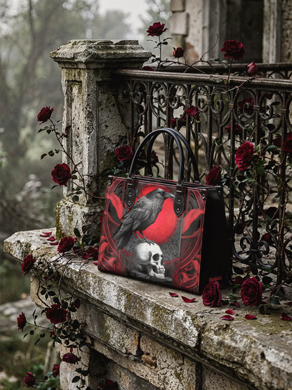 "Bloodraven"- Leather Handbag Matching Set (FREE WALLET)