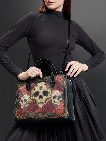 "Bloodrose" - Leather Handbag Matching Set (FREE WALLET)
