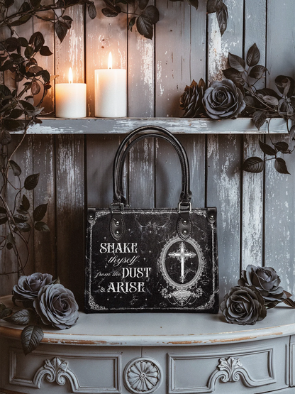 "Dustveil" - Small Leather Handbag Matching Set (FREE WALLET)