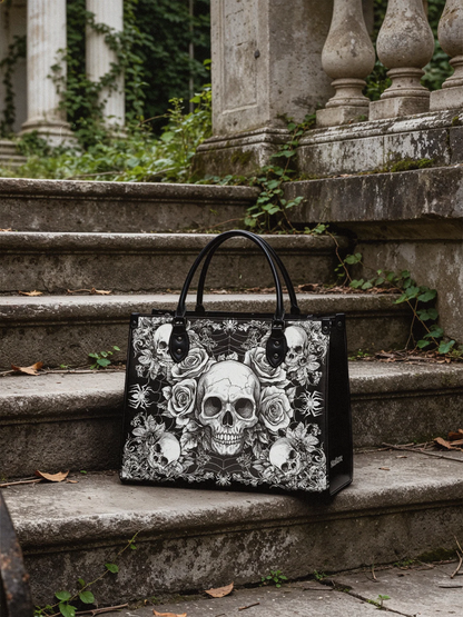 "Gravebloom" - Leather Handbag Matching Set (FREE WALLET)