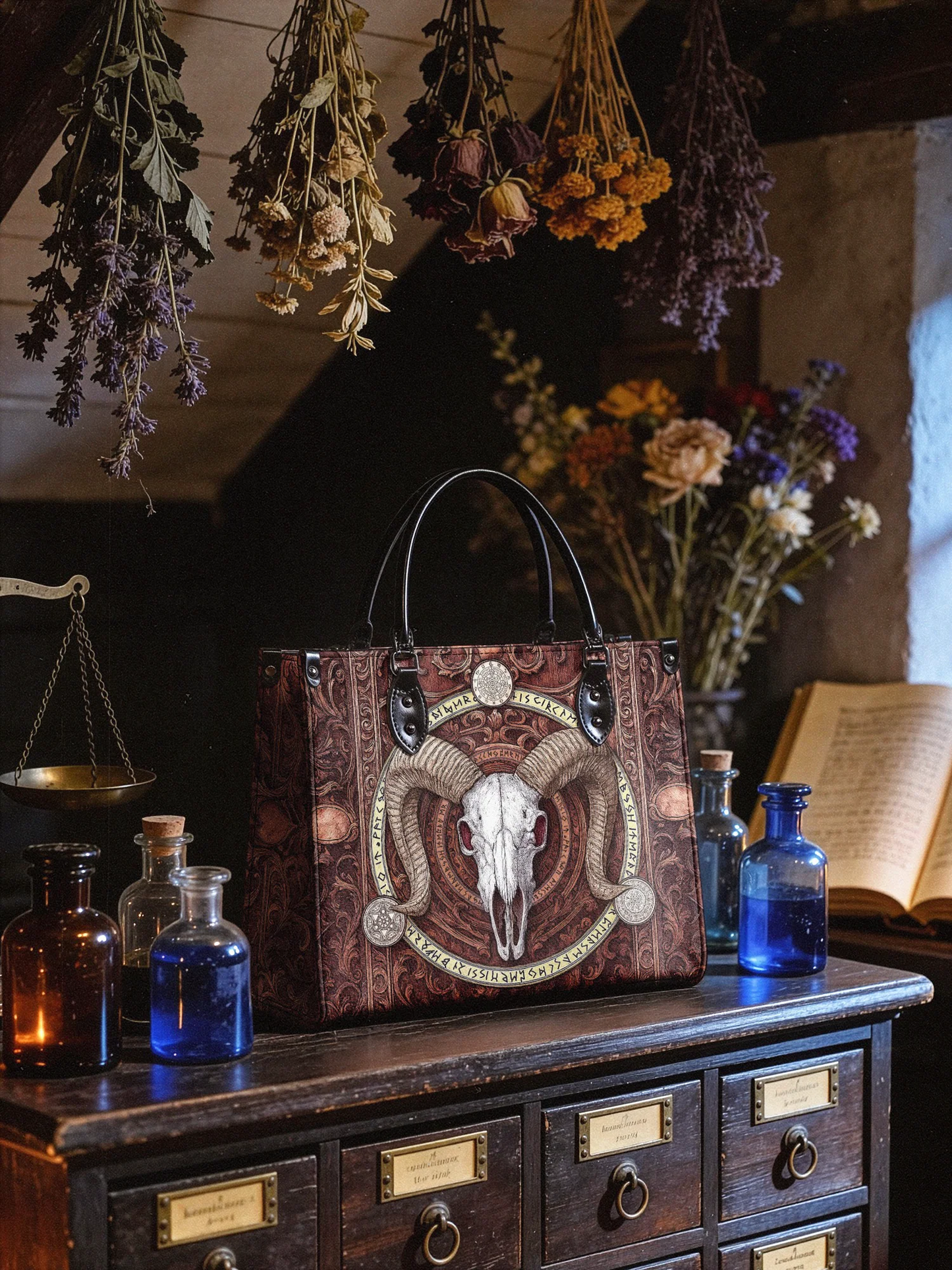 "Hexram" - Leather Handbag Matching Set (FREE WALLET)