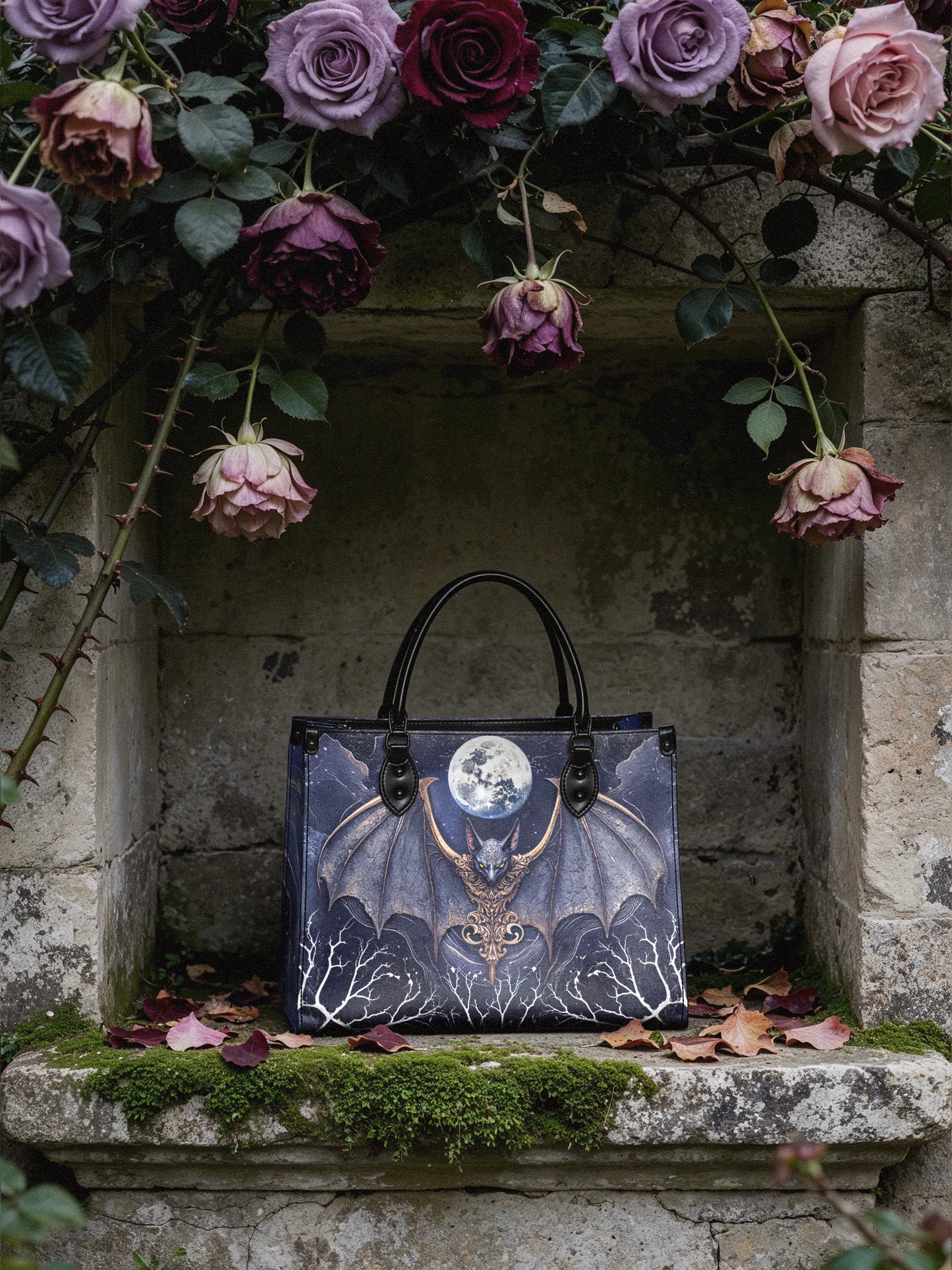 "Moonreaver" - Leather Handbag Matching Set (FREE WALLET)