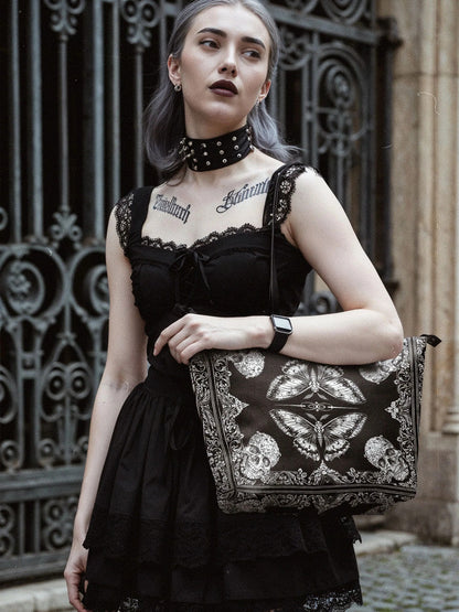 "Morthwing" Leather Tote Bag Matching Set (FREE WALLET)
