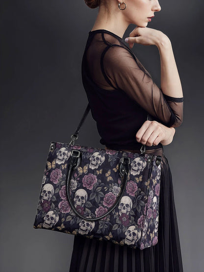 "Noctaflora" - Leather Handbag Matching Set (FREE WALLET)