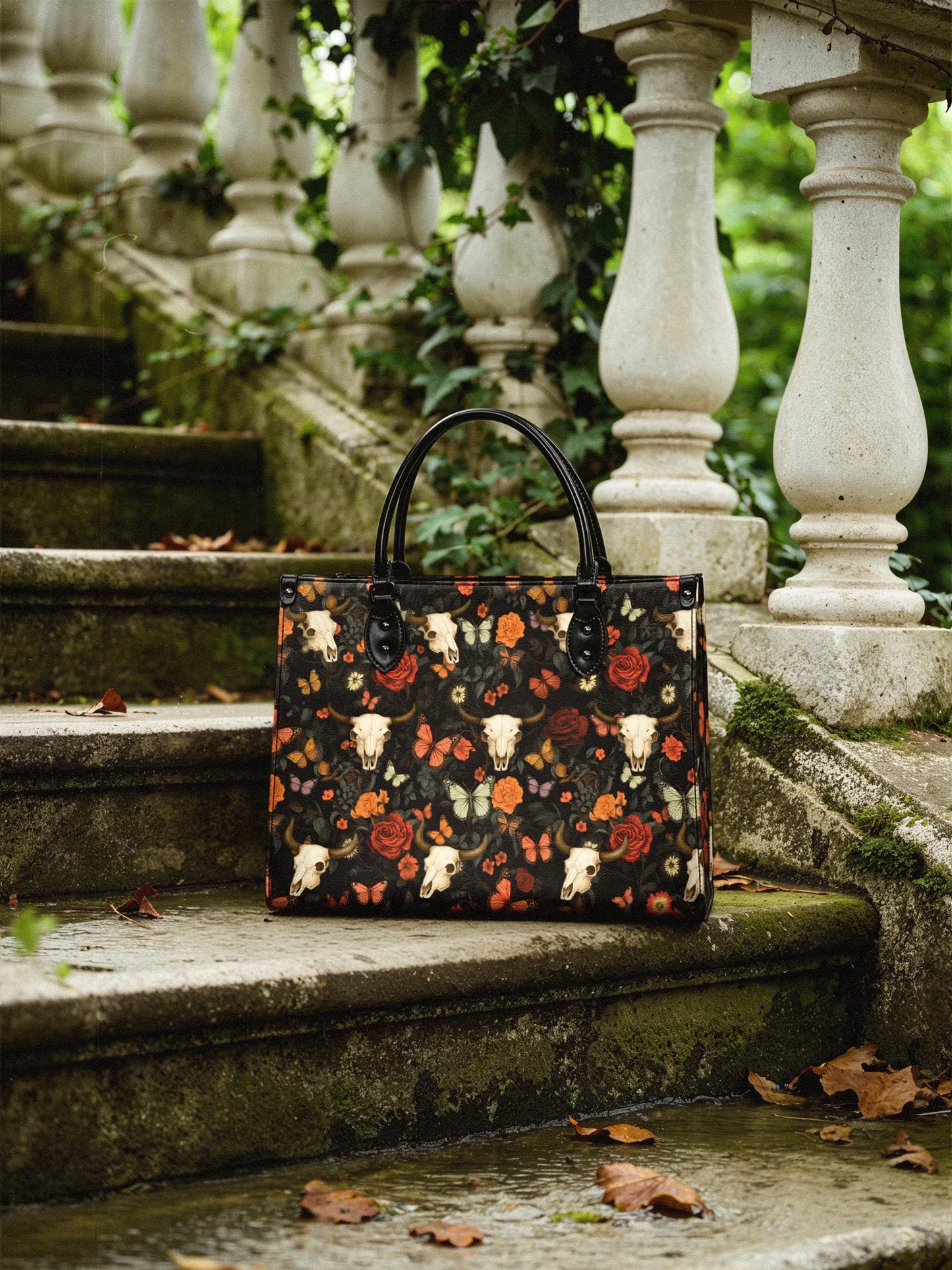 "Thornfall" - Leather Handbag Matching Set (FREE WALLET)
