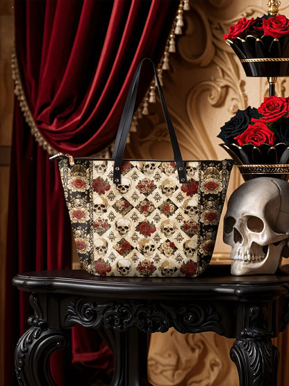 "Mournaire" Leather Tote Bag Matching Set (FREE WALLET)
