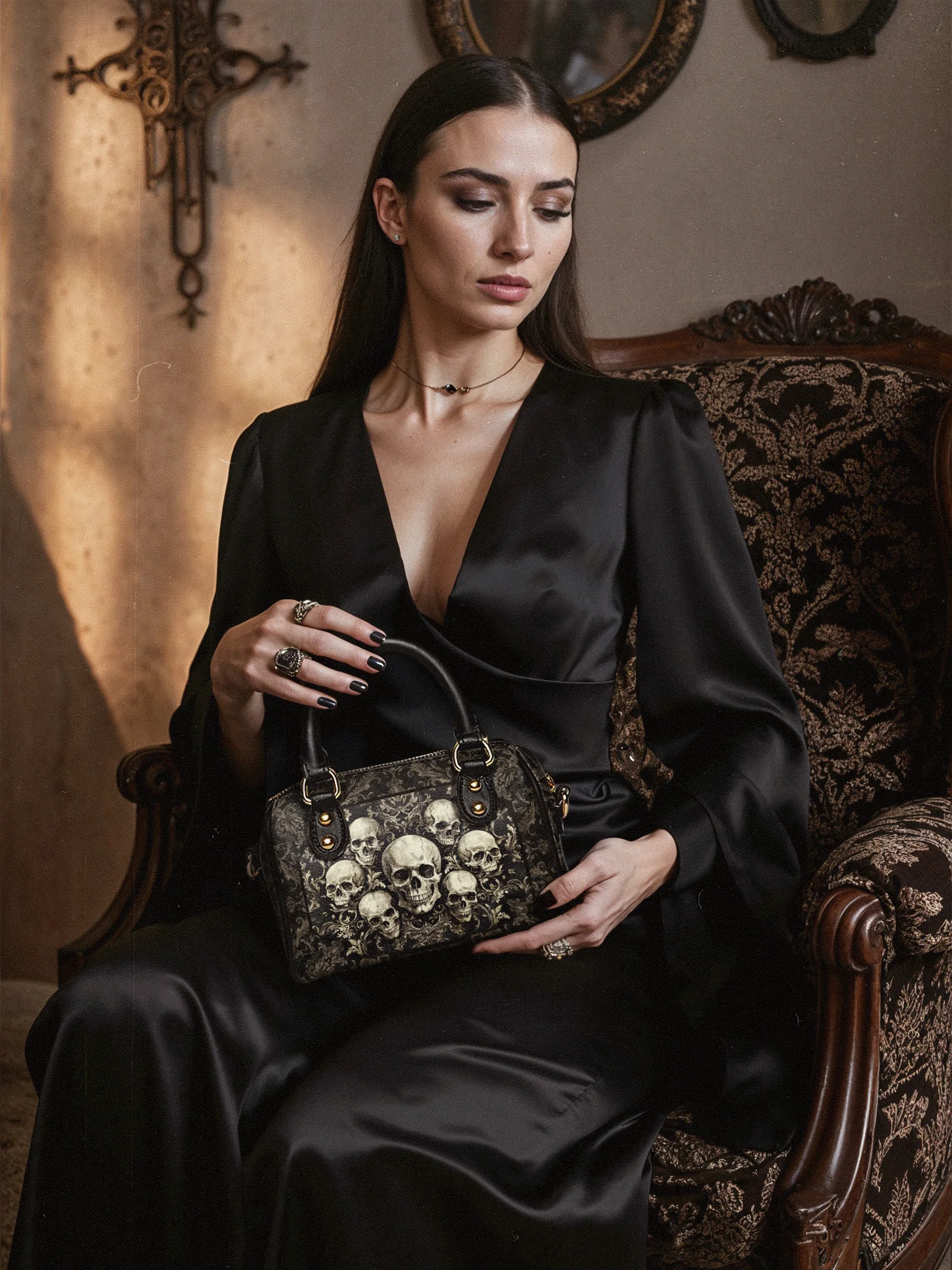 "Deathmark" Mini Satchel