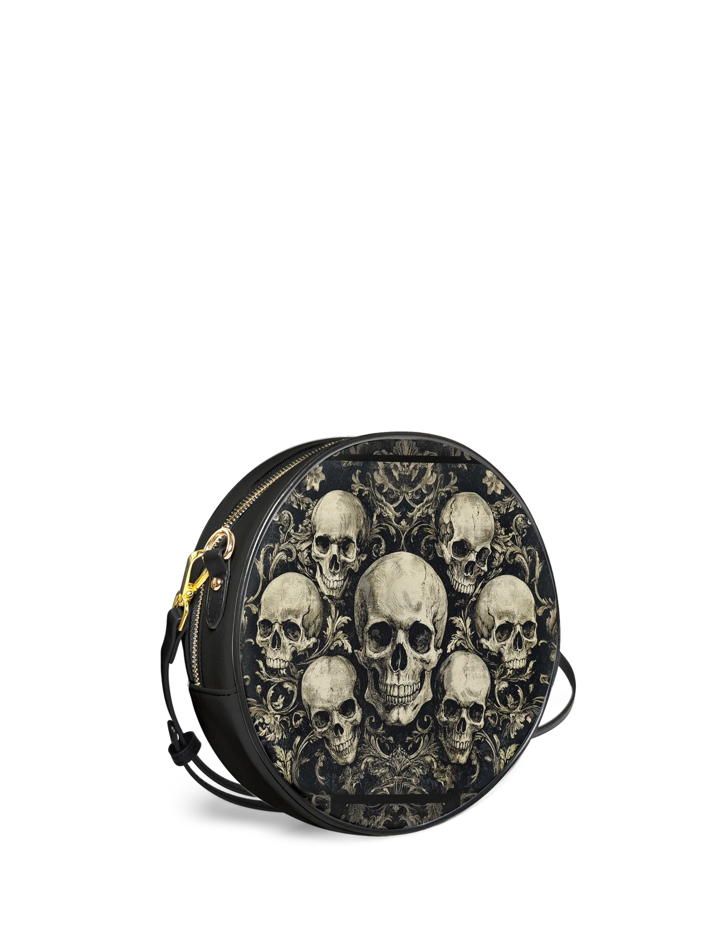 "Deathmark" Circle Crossbody Bag